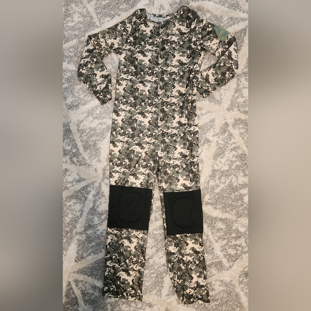Navy Seal Team Six Youth Boy's Digital Camo Camoflage Cosplay Halloween 10/12